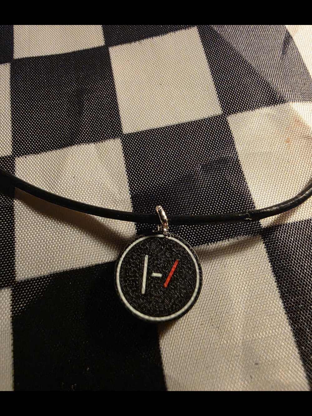 Twenty One Pilots BLURRYFACE logo Corded Necklace Adjustable Choker